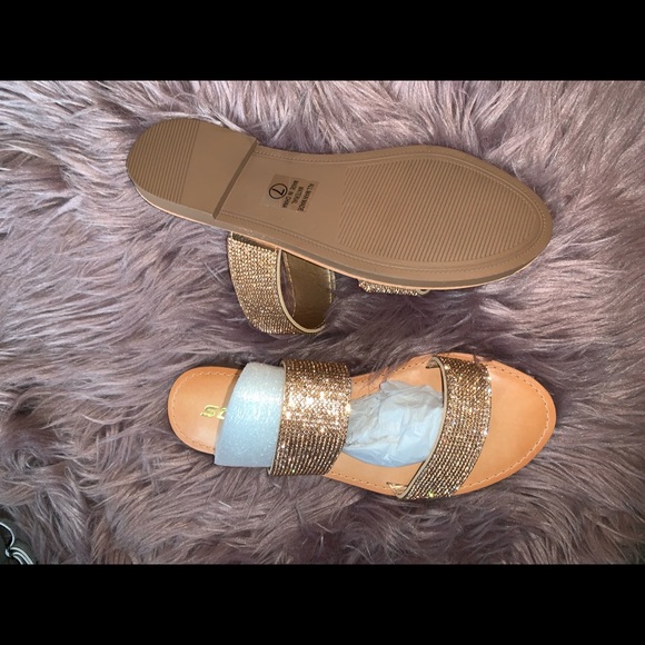 Copper color metallic sandal - Picture 4 of 4